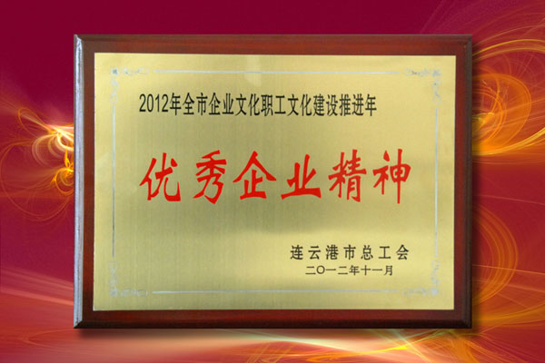 公司價(jià)值觀(guān)“秉德踐信、正源至善”被評(píng)為連云港市優(yōu)秀企業(yè)精神