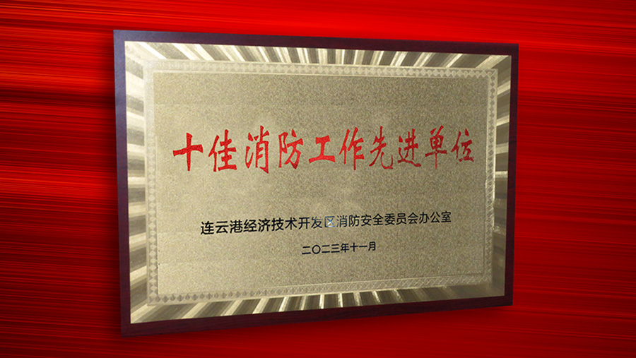 公司榮獲區(qū)“2023年度十佳消防工作先進(jìn)單位”榮譽(yù)稱號